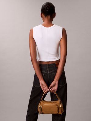 Imagen 2 del producto Cartera Pocket Nylon Dorado Calvin Klein