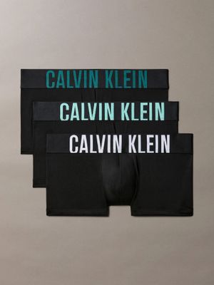 Pack 3 Bóxers Low Rise Intense 002 Negro Calvin Klein