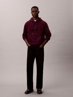 Imagen 2 del producto Polerón con Gorro y Monograma Burdeo Calvin Klein