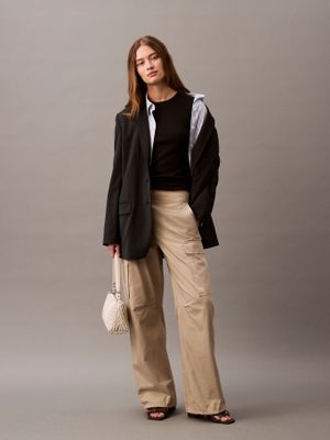 Imagen 2 del producto Polera Contour Rib Negro Calvin Klein