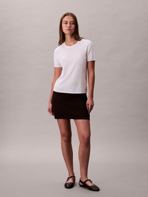 Imagen 2 del producto Blusa En Tejido Calado Blanco Calvin Klein