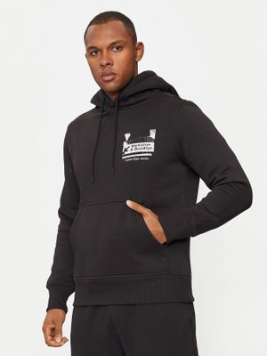 Polerón con Gorro Subway Sign Negro Calvin Klein