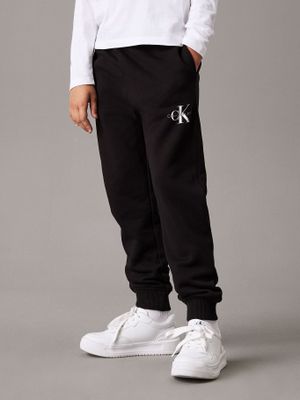Jogger Niño Monogram Logo Negro Calvin Klein