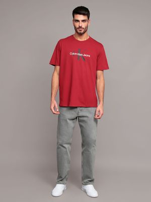 Imagen 2 del producto Polera Monogram Hombre Rojo Calvin Klein