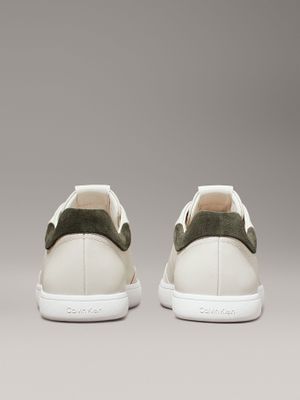 Imagen 2 del producto Zapatillas de Cuero Cupsole Lace Mix Beige Calvin Klein
