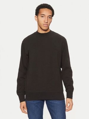 Polerón de cuello redondo en tejido Negro Calvin Klein