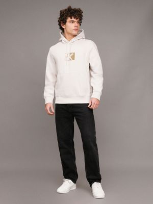 Imagen 2 del producto Polerón con Gorro Small Ck Box Blanco Calvin Klein