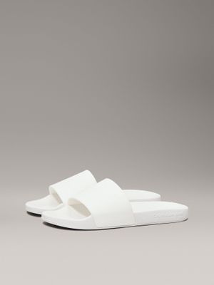 Imagen 1 del producto Sandalias Slide Monogram Blanco Calvin Klein