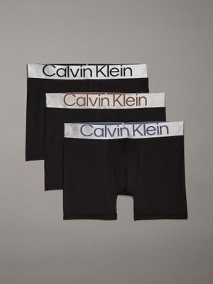 Pack de 3 boxer brief - Steel Micro Negro Calvin Klein