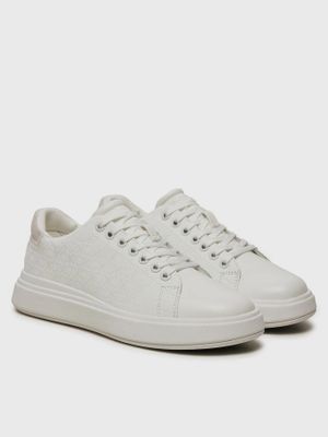 Zapatillas cupsole con monograma Blanco Calvin Klein