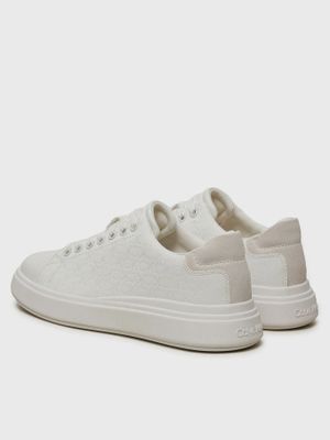 Imagen 2 del producto Zapatillas cupsole con monograma Blanco Calvin Klein