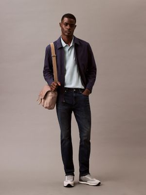 Imagen 2 del producto Polo Refined Solid Liquid Celeste Calvin Klein