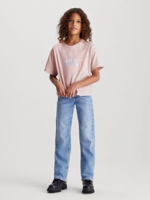 Imagen 2 del producto Polera Niña Serenity Monogram Rosado Calvin Klein