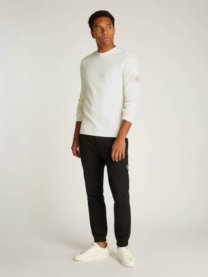 Imagen 2 del producto Polera LS Badge Waffle Blanco Calvin Klein