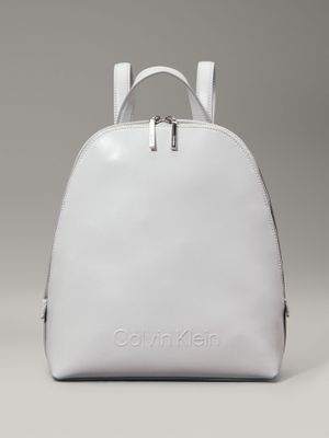 Mochila Embossed Calvin Gris Calvin Klein