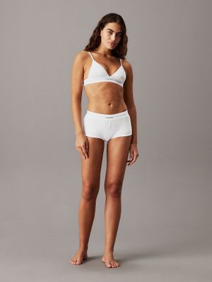 Imagen 2 del producto Bralette Cotton Modal Stretch Rib Blanco Calvin Klein