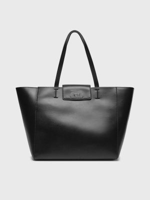 Cartera Shopper Ck Push Negro Calvin Klein