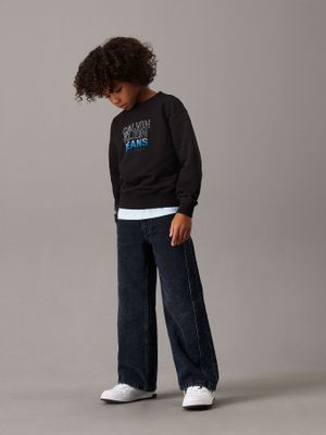 Imagen 2 del producto Polerón Niño Gradient Flock Logo Negro Calvin Klein
