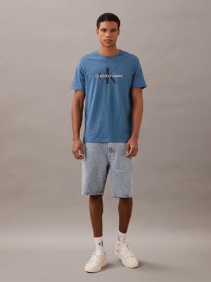 Imagen 2 del producto Polera Monogram Azul Calvin Klein