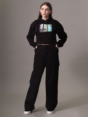 Imagen 2 del producto Pantalón Cargo Brushed Cotton Negro Calvin Klein