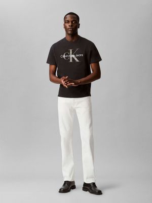 Imagen 2 del producto Polera Monogram Crew Negro Calvin Klein