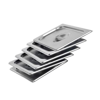 Pack 6 Tapas Gastronómicas para GN 1/3 Acero Inox