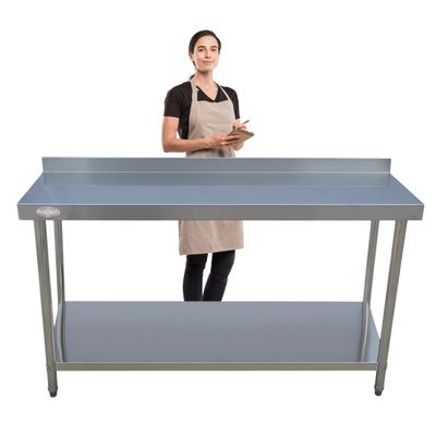 Imagen 2 del producto Meson muro 100% inoxidable 200x60x85(+6) cm