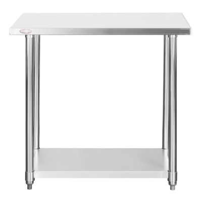 Mesón Central 90x60x85 cm Acero Inoxidable