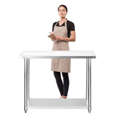 Imagen 2 del producto Meson Centro ECO Acero Inoxidable 140x60x85 cm.