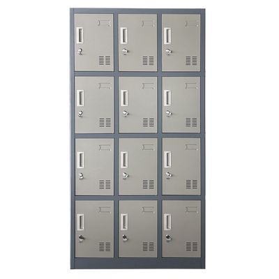 Locker Casillero metálico 3 Cuerpos 12 Puertas