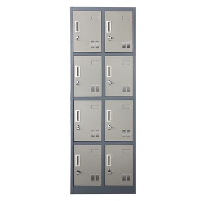Locker Casillero metálico 2 Cuerpos 8 Puertas