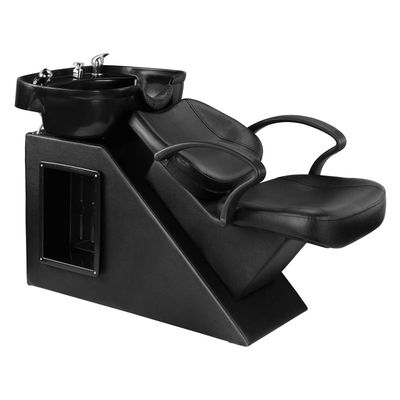 Sillón Lavapelo Negro con Grifería Black Edition