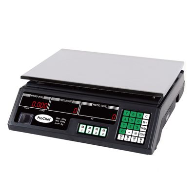 Pesa Digital ProChef 40 Kg. x 2 Gr. Eléctrica y Batería