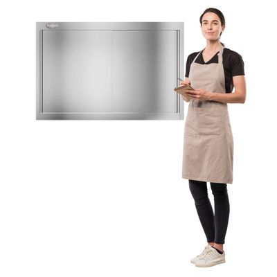 Mueble colgante acero inoxidable 100x65x40 cm