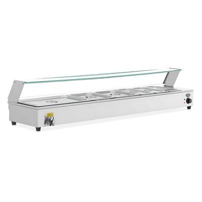 Vitrina de Calor Baño María Sobremesa 6 x GN 1/2