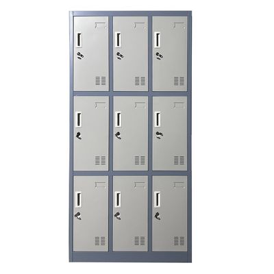 Locker Casillero metálico 3 Cuerpos 9 Puertas
