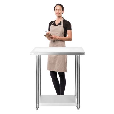 Imagen 2 del producto Mesón Centro ECO Acero Inoxidable 75x60x85 cm.