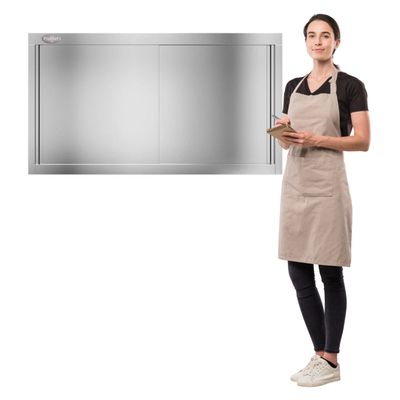 Mueble colgante acero inoxidable 120x65x40 cm