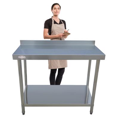 Meson muro 100% inoxidable 150x60x85(+6) cm