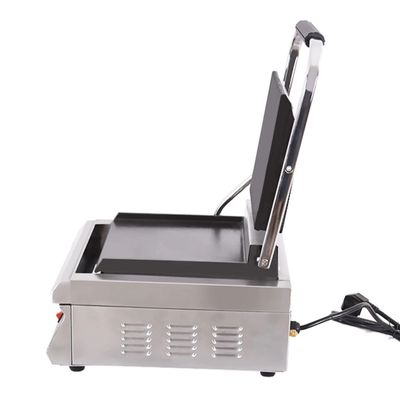 Imagen 2 del producto Plancha Sandwichera Panini Grill Lisa Acero Inox.