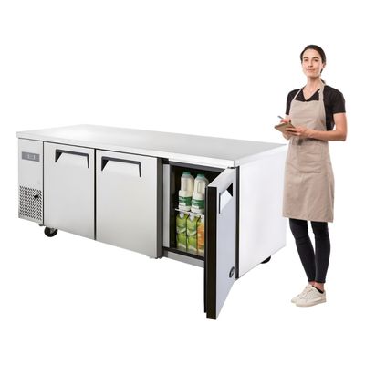 Imagen 2 del producto Mesón Refrigerado 180 Cm Acero Inox. 3 Ptas 510 Lt
