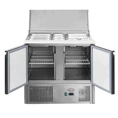 Imagen 2 del producto Mesón Refrigerado Saladette 90 Cm. 300 Lt. Ac.Inox ESL3800