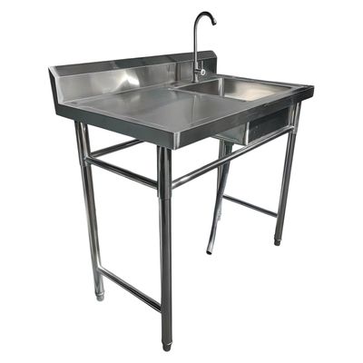 Imagen 2 del producto Lavafondos Acero Inox. 100x60x90 cm. Secador izquierdo