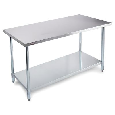 Imagen 2 del producto Meson Centro ECO Acero Inoxidable 150x60x85 cm.