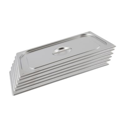 Imagen 1 del producto Pack 6 Tapas Gastronómicas para GN 1/1 Acero Inox
