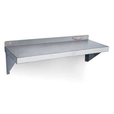 Repisa Mural Lisa 60x30 cm Acero Inoxidable WS-600