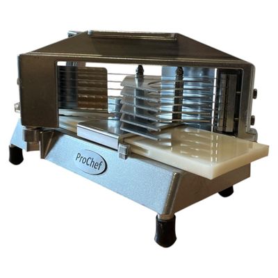 Cortadora Rebanadora Manual de Tomates Cuchillos Dentados 10 mm