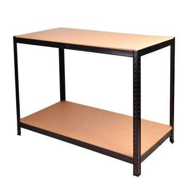 Mesón de Trabajo Acero y MDF 120x60x90 cm.