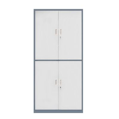 Imagen 2 del producto Armario de Acero 90x40x185 cm 2 Cuerpos 4 Puertas 3 Bandejas