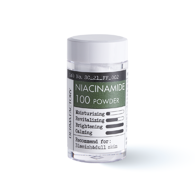Niacinamida en Polvo 100% Dermafactory